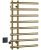 Полотенцесушитель электрический Boheme Uno 722-MG 50x80, матовое золото