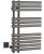 Полотенцесушитель электрический Boheme Venturo 723-GM 50x80, оружейная сталь
