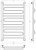 Схема полотенцесушителя Сунержа Элегия+ 60x100