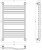 Схема полотенцесушителя Сунержа Флюид+ 50x80