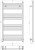 Схема полотенцесушителя Сунержа Модус 50x100