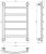 Схема полотенцесушителя сунержа Сунержа Галант+ 40x60