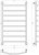 Схема полотенцесушителя Сунержа Галант+ 60x100