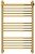 Полотенцесушитель водяной Сунержа Богема+ с полкой 50x80, золото