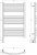 Схема полотенцесушителя Сунержа Аркус 3.0 50x80
