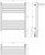 Схема полотенцесушетеля Сунержа Богема 3.0 с полкой 50x60