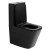 Унитаз-компакт Abber Rechteck AC1210TMB, черный матовый