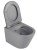 Подвесной унитаз Abber Bequem AC1102MG, серый матовый