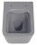 Подвесной унитаз Abber Rechteck AC1201MG, серый матовый
