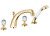 Смеситель для ванны Kludi Adlon 5152445G4, золото