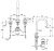 Схема смесителя для раковины Kludi Nova Fonte Déco 201430539