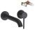 Смеситель для раковины Kludi Bozz Set 382453976S встраиваемый, черный матовы
