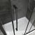 Душевой уголок Abber Schwarzer Diamant AG02080BH 80x80, профиль черный матовый