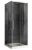 Душевой уголок Abber Schwarzer Diamant AG02080H 80x80, профиль хром