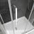 Душевой уголок Abber Schwarzer Diamant AG02080H 80x80, профиль хром