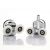 Душевой уголок Abber Schwarzer Diamant AG02080MH 80x80, профиль хром