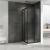 Душевой уголок Abber Schwarzer Diamant AG02100BMH 100x100, профиль черный