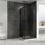 Душевой уголок Abber Schwarzer Diamant AG02080BDTH 80x80, профиль черный