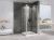 Душевой уголок Abber Sonnenstrand AG04090-S90 90x90, профиль хром