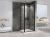 Душевой уголок Abber Sonnenstrand AG04090B-S90B 90x90, профиль черный