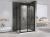 Душевой уголок Abber Sonnenstrand AG07090B-S90B 90x90, профиль черный