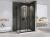 Душевой уголок Abber Sonnenstrand AG07090B-S90B 90x90, профиль черный