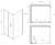 Схема душевого уголка Abber Sonnenstrand AG07090B-S90B 90x90, профиль черный