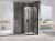 Душевой уголок Abber Schwarzer Diamant AG01080B 80x80, профиль черный