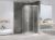 Душевой уголок Abber Schwarzer Diamant AG01090M 90x90, профиль хром