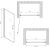 Схема душевой двери Abber Sonnenstrand AG04080M 80x195, профиль хром