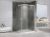 Душевой уголок Abber Schwarzer Diamant AG01118M 110x80, профиль хром