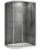 Душевой уголок Abber Schwarzer Diamant AG01128 120x80, профиль хром