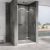 Душевая дверь Abber Zart AG08100P 100x195, профиль хром