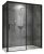 Душевой уголок Abber Komfort AG93150B-S102B 150x100, профиль черный