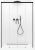 Душевая дверь Radaway Idea Black DWD 160, профиль черный