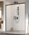 Душевая дверь Radaway Idea Black DWD 150, профиль черный