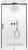 Душевая дверь Radaway Idea Black DWJ 150 R, профиль черный