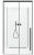 Душевая дверь Timo TDSS-120/13C-8R 120x200, профиль никель