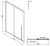 Схема душевой двери Timo TDSS-120/13C-8R 120x200, профиль никель