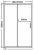 Схема душевой двери Timo TD-150/03F-6 150x195, профиль черный