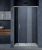 Душевая дверь Vincea Alpha VDS-3AL140CLGM 140x190, профиль вороненая сталь