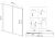 Схема душевой двери Vincea City VDS-5CT100CL 100x195, профиль хром