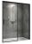 Душевая дверь Abber Komfort AG93170B 170x200, профиль черный