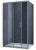 Душевой уголок Vincea Alpha VSR-3AL9014CLGM 140x90, профиль вороненая сталь