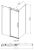 Схема душевого уголка Vincea Como-N VSR-4CN9013CL 130x90, профиль хром