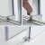 Душевая дверь Wasserkraft Dinkel 58R31 140x200, профиль хром