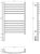 Схема полотенцесушителя Сунержа Богема 3.1 L выгнутая 40x60
