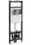 Инсталляция для унитаза Wasserkraft Alme 15TLT.010.ME.PB01 с кнопкой
