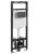 Инсталляция для унитаза Wasserkraft Alme 15TLT.010.ME.MB03 с кнопкой