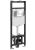 Инсталляция для унитаза Wasserkraft Alme 15TLT.010.ME.BN01 с кнопкой